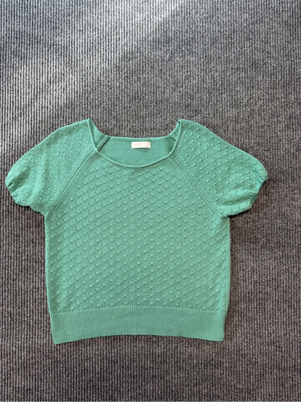 LC Lauren Conrad Mint Green Short Sleeve Knit Sweater